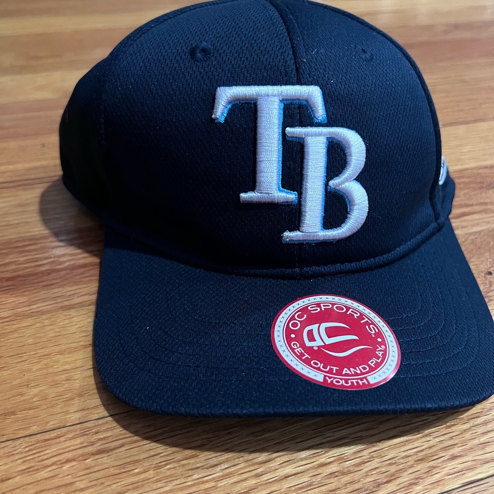 TB Logo Black Baseball Cap
